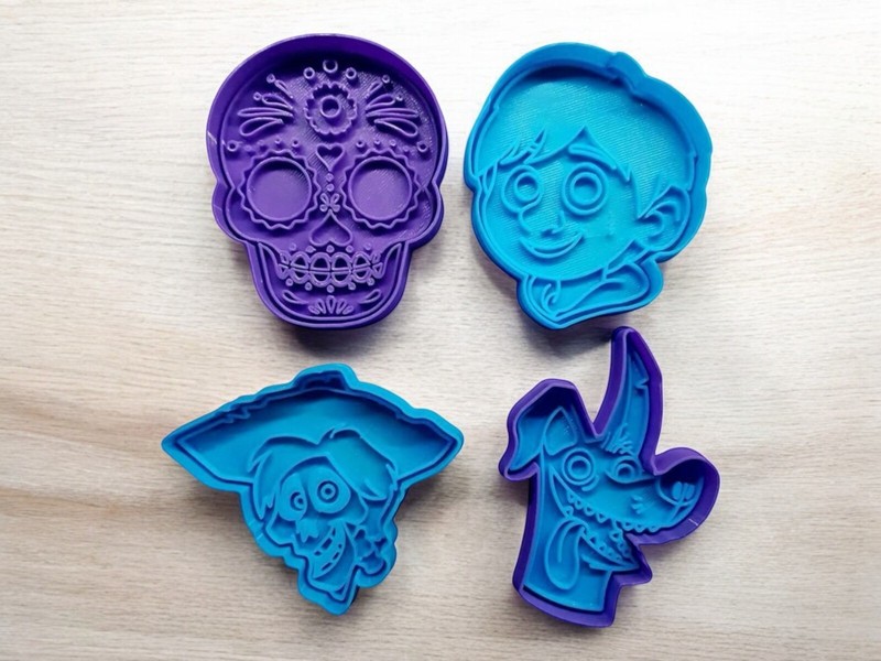 Coco Cookie Cutter Set. 4 Cookie Cutter. Coco Movie Cookie Cutter. Mexican gallery