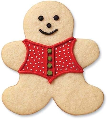 Wilton Comfort Grip Rubber Cushion Christmas Cookie Cutter GINGERBREAD BOY ~ EUC gallery