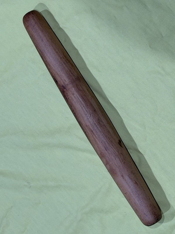 French Rolling Pin Hawaiian KOA Wood 16 in Long 2" dia / 1.5" dia Baker Tool gallery