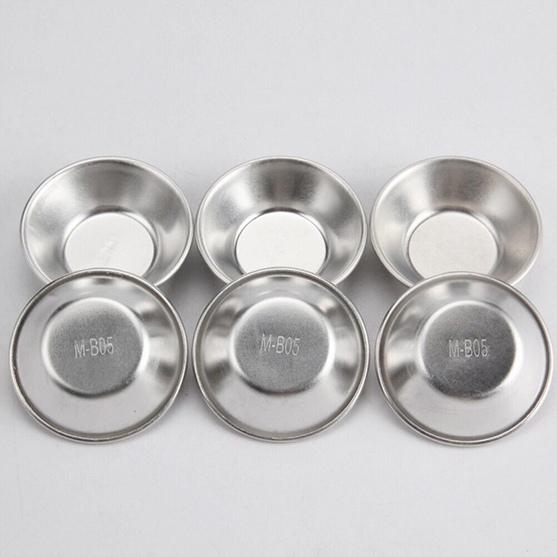 10/20pcs Aluminum Alloy Egg Tart Cupcake Mould Fruit Cake Pie Mold Small Baking gallery