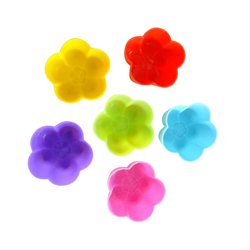 24 Pcs Pudding Molds Cupcake Liner Silicone for Tart Baking Egg