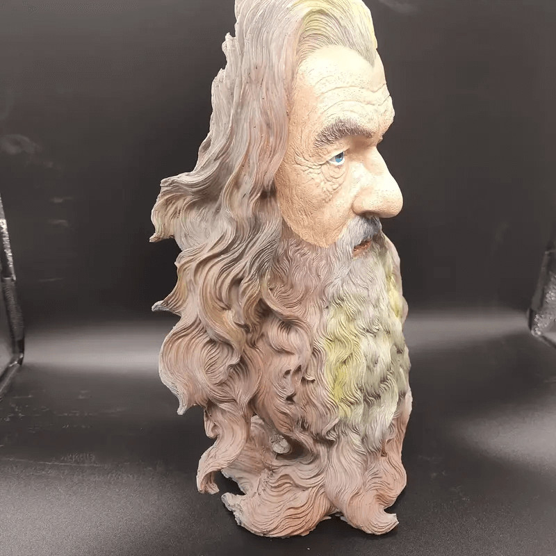 Gandalf the Wizard Statue Resin, plaster, candle, soap mold 0-9 gallery