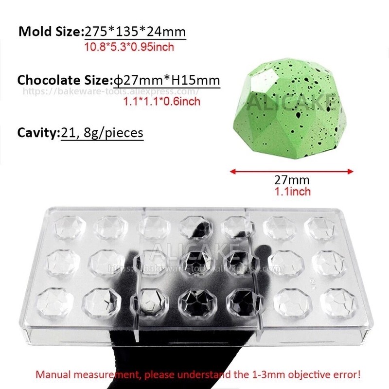 Polycarbonate Chocolate Mold Polycarbonate Chocolate Mould Diamond Bon Bon gallery