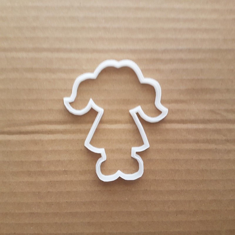 Girl Child Young Lady School Shape Cookie Cutter Dough Biscuit Pastry Stencil gallery