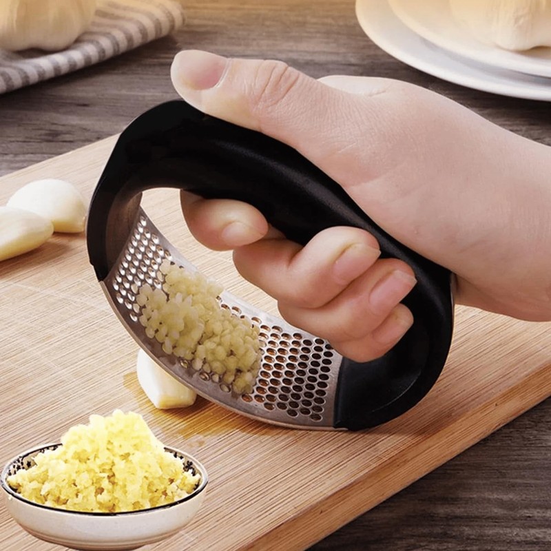 Brunchy Garlic Ginger Quick Crusher - Multipurpose Press Small, Black gallery