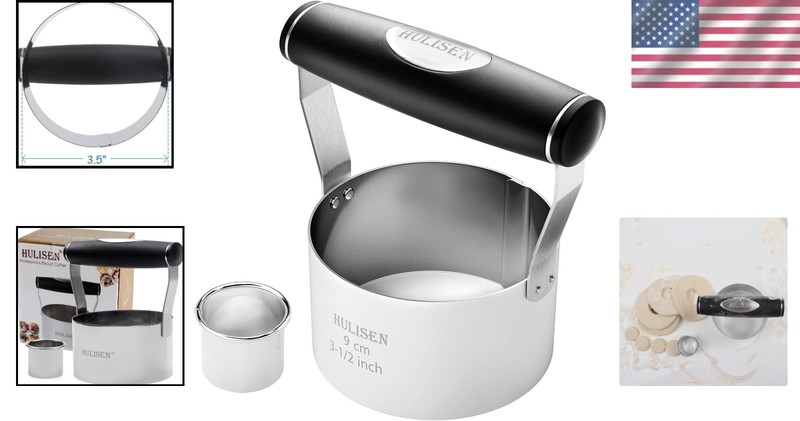Ergonomic 3.5 Inch Biscuit Cutter with No-Slip Handle - Perfect Gift for Bakers gallery
