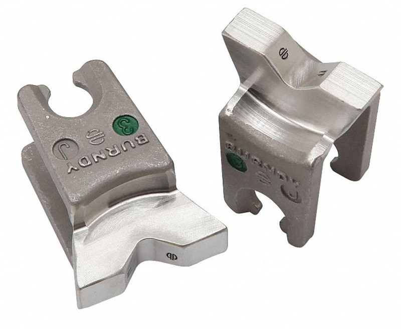 Burndy W1CVT Stainless Steel W Die, Index 11, Green