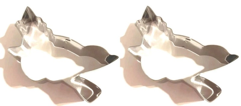 Stainless Steel Cookie Cutters Witch shape Halloween standard size lot of 2