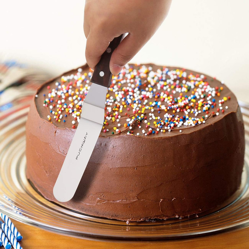 Offset Cake Icing Spatula Set of 4- Professional Stainless Steel Cake Decorating gallery