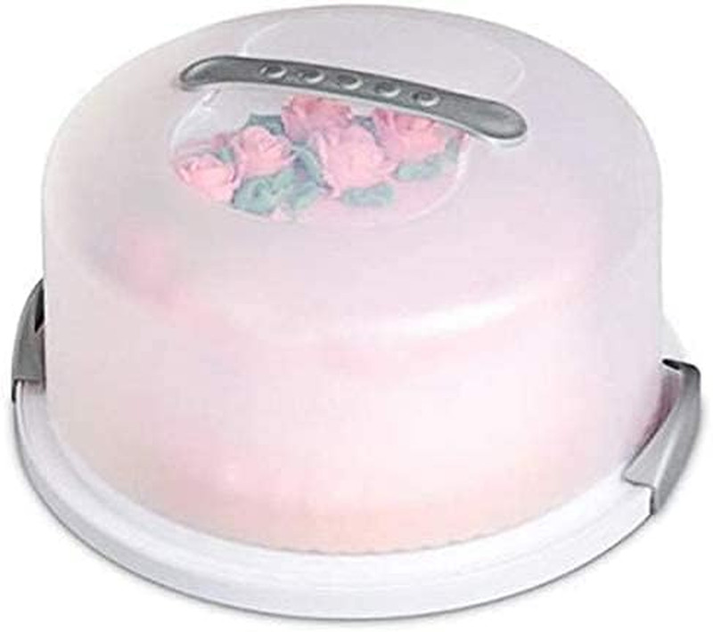 Cake Server Circular Serving Container White gallery