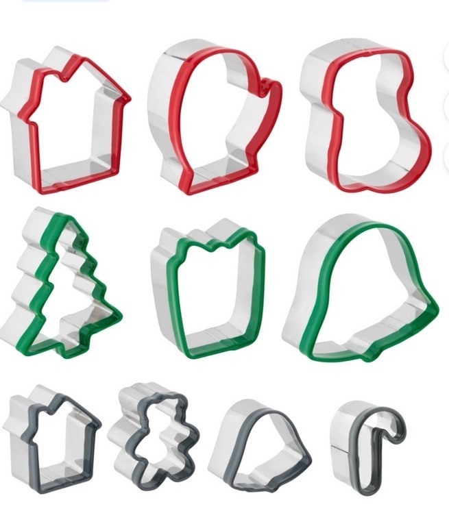 Holiday Time 11 Cookies Cutters + 1 Stencils gallery