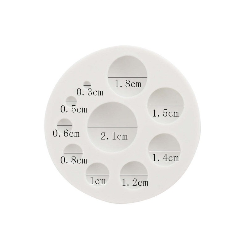 Pearls Silicone Cake Mould pearl Fondant Hemisphere Sugar craft half circle gallery