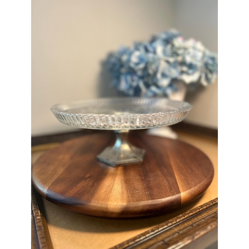 Silver & Crystal Cake Stand gallery