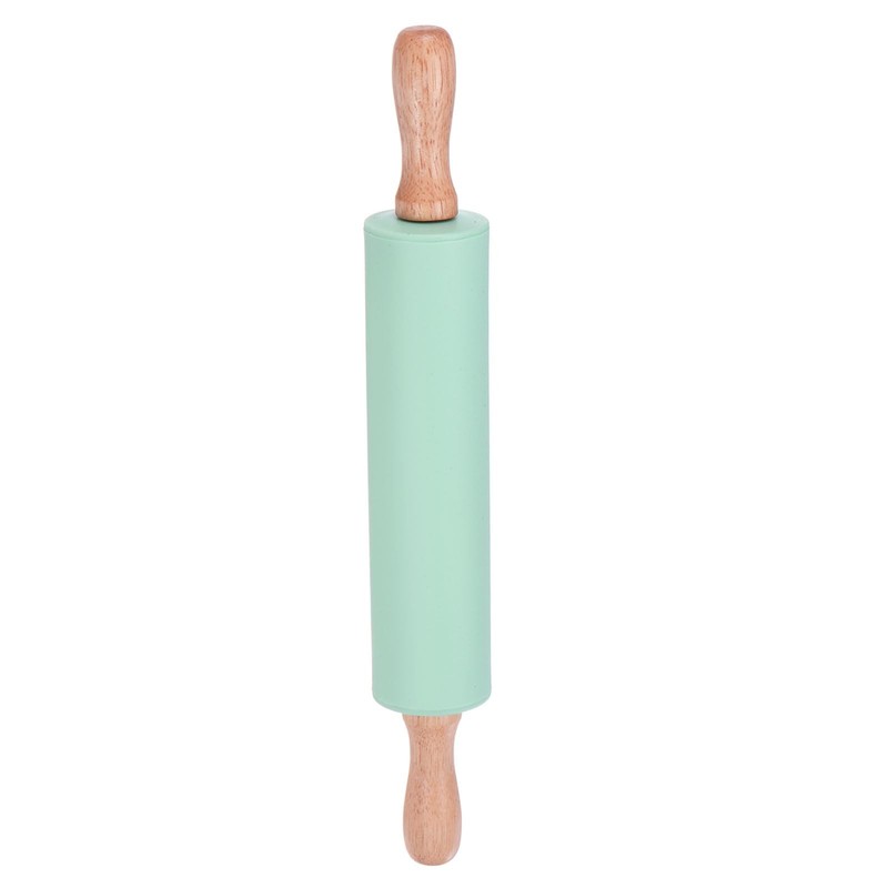 HARFINGTON Silicone Rolling Pins for Baking 12.2 31cm x 4.2cm, Aquamarine