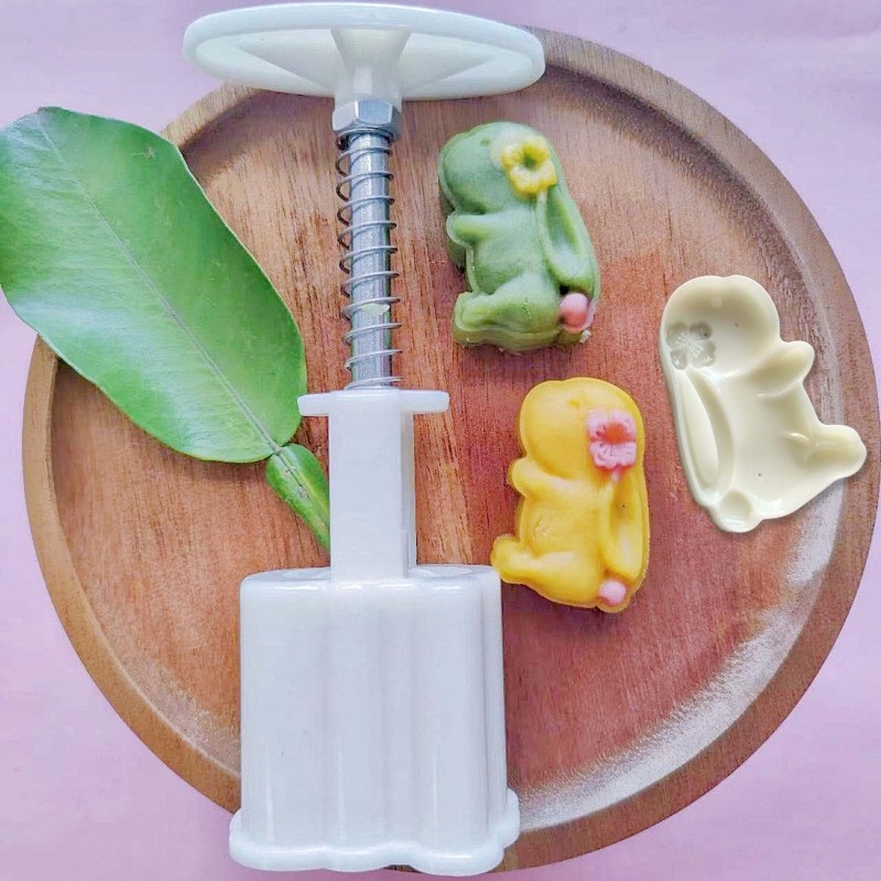 20g Rabbit Shaped Plastic Mooncake Moulds Mooncake Stamps DIY Baking Accessories gallery