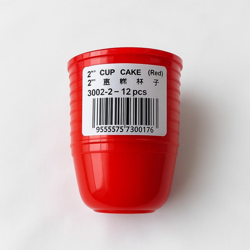 Puto Mold Talam Pichi Kutsinta Lompang Red Color 12 piecess saiz 2inch / 5 cm gallery