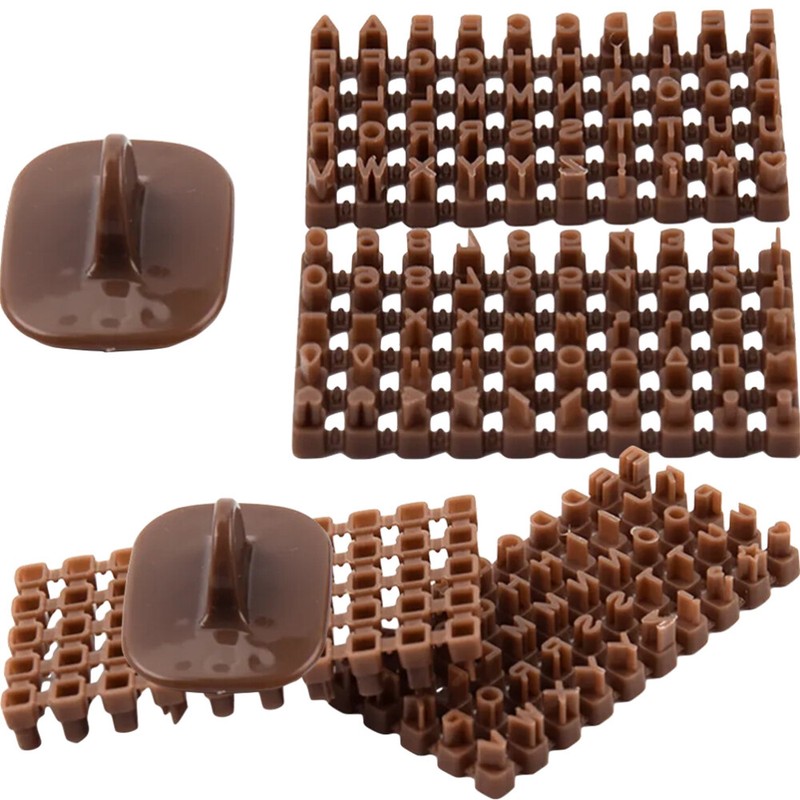 2 sets of Stamp Diy Craft Letter Stamps Letter Stamps For Clay Stamp Making Kit