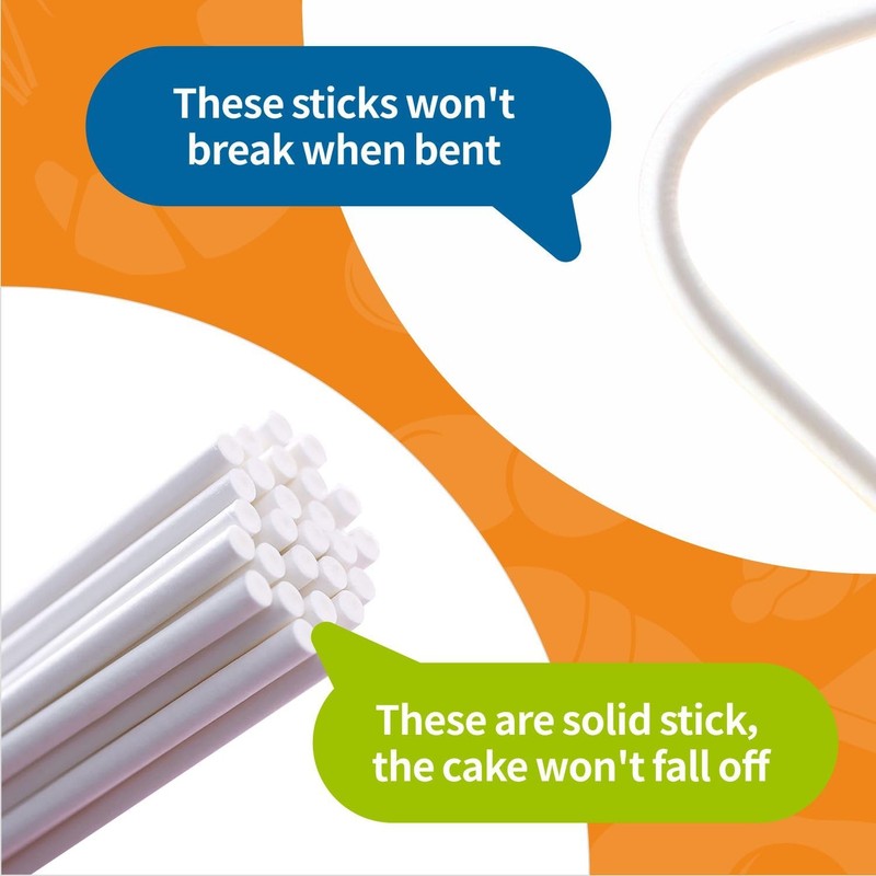 Lollipop Sticks and Bag Set 300 PCS 6 inch for Cake Pops Candy Cookies gallery