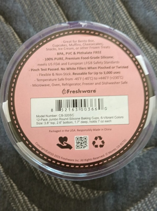 Valentine Silicone Baking Cups Hearts Pink Red NIP gallery