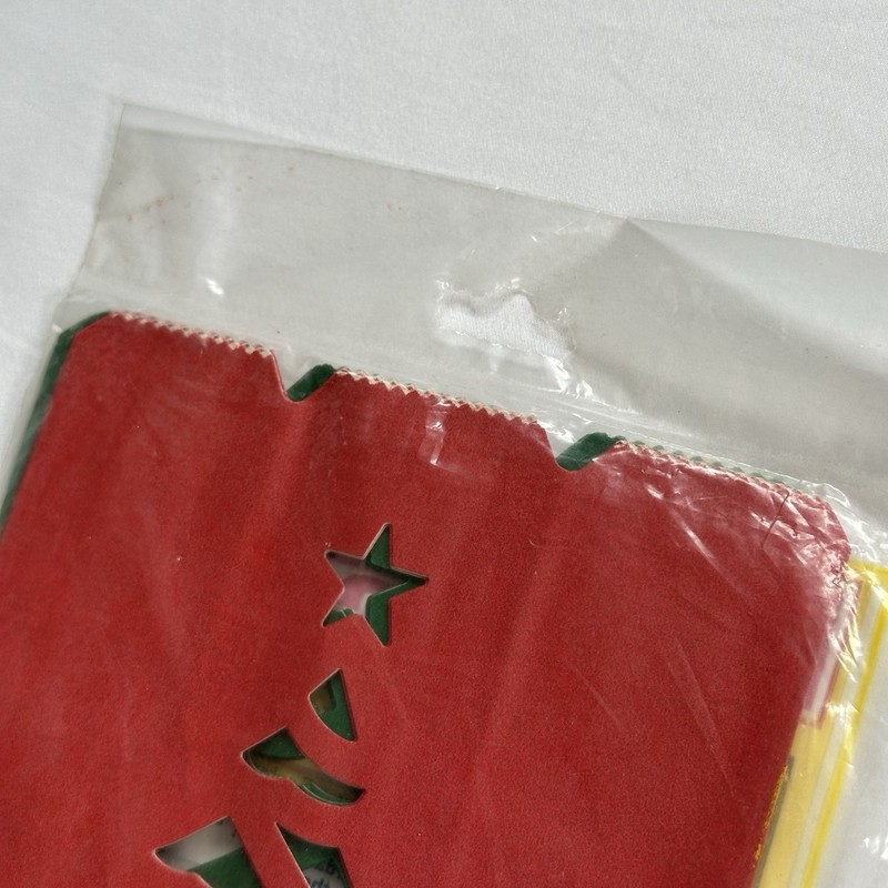 Vintage Holiday Luminarie Bags Fire Retardant Paper 7 Packs Made In U.S.A. gallery