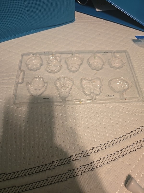 Candy Molds BUTTERFLY LADYBUG FROG Clear Plastic Set Of 2 Make N Mold gallery