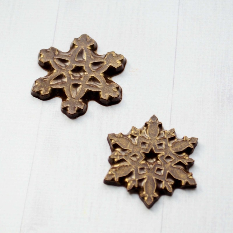 Snowflakes 7 Chocolate Candy Mold, Plaster Mold, Plastic Soap Mold, Christmas gallery