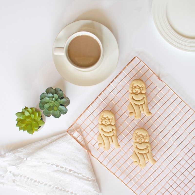 Goldendoodle Body Cookie Cutter - cute dog treats adoption rescue puppy birthday gallery