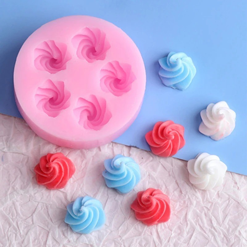 Mini Cookie Cream Silicone Mold Fondant Chocolate Cake Decorating Tool