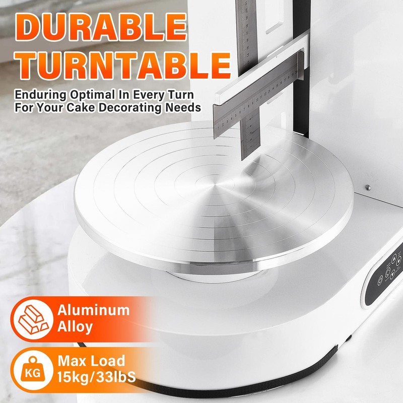 4"-12" Cake Decorating Machine Semi Automatic Cream Butter Coating Machine gallery