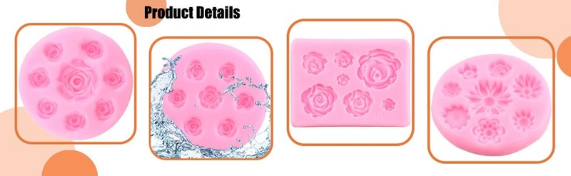 ZiXiang Rose Flower Silicone Molds Daisy Flower Fondant Mold For Cake gallery