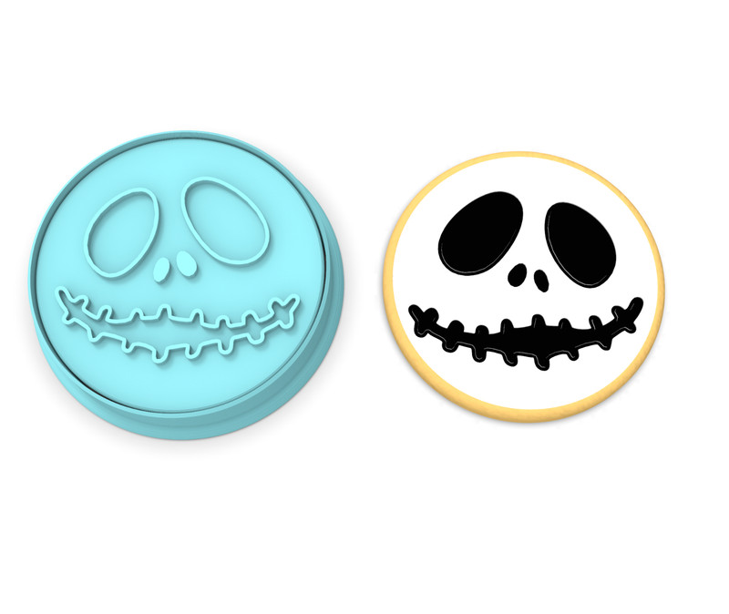 Jack Skeleton Cookie Cutter & Stamp | Halloween Nightmare October Spooky Bones 1