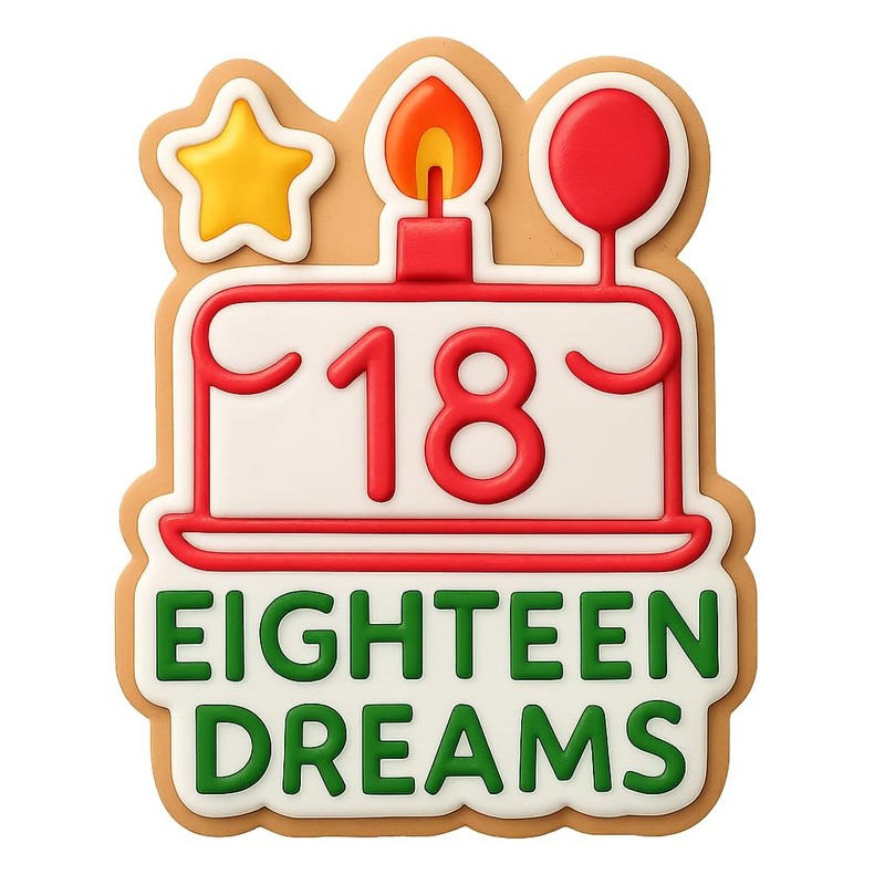 Eighteen Dreams Design 5 Cookie Cutter & Stamp, Fondant & Clay - 3.2x4" gallery