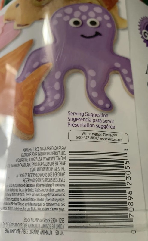 New Sealed Wilton Plastic Animal Pals Cookie Cutter Set Of 50 gallery