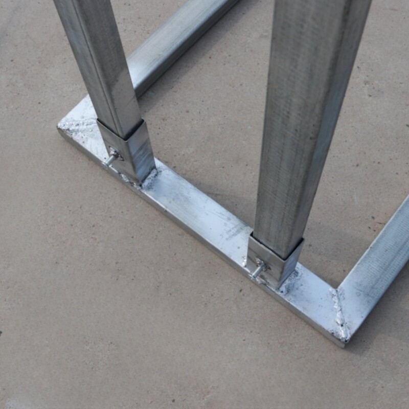 Vegetable Bag Frame Joined Metal Packing Stand Loop Handle gallery