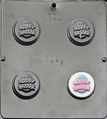 Happy Easter Egg Cookie Sandwich Chocolate Candy Mold 1679 NEW gallery