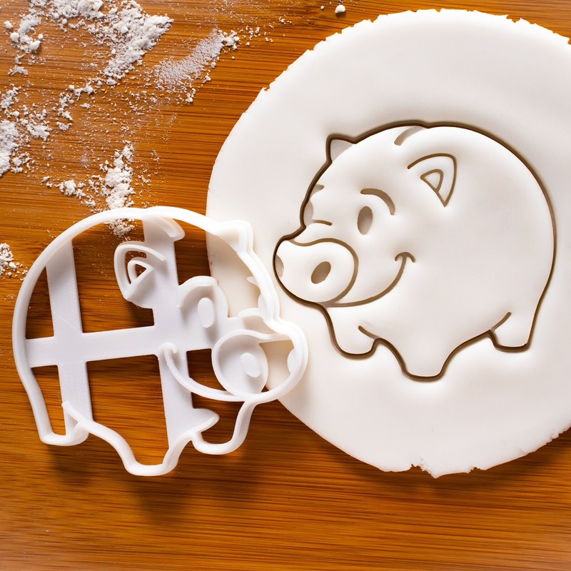 Money Bag, Gold Coin, Piggy Bank Cookie Cutter - retirement casino poker night gallery