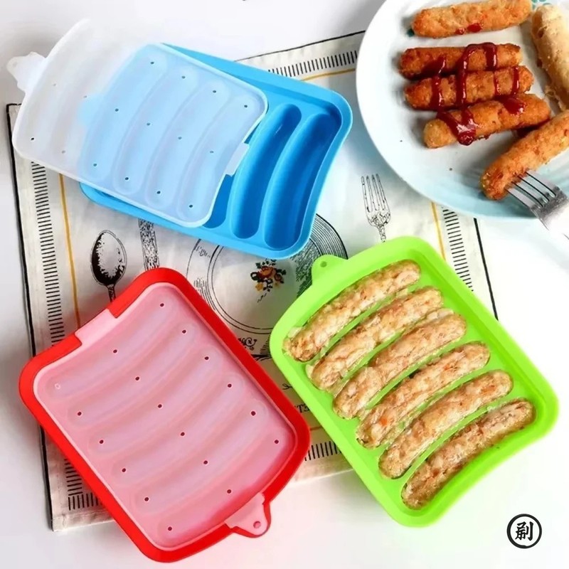 DIY Food-Grade Silicone Sausage Mold – Home Hot Dog & Ham Maker | Baby Food gallery