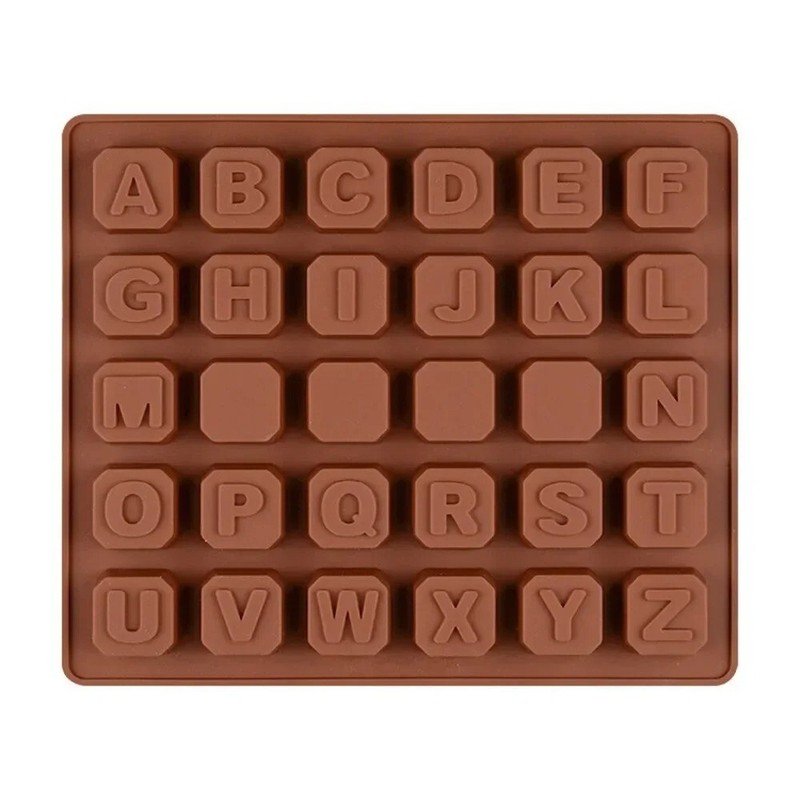 DIY Ice Cube Making Mold Alphabet Cake Mold Chocolate Cookies Pastry Candy Jelly gallery