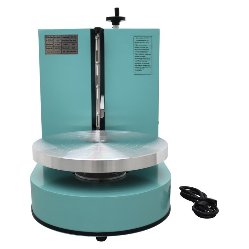 110V Cream Spreading Automatic Coating Smearing Machine for 6"-14" Cake Green gallery