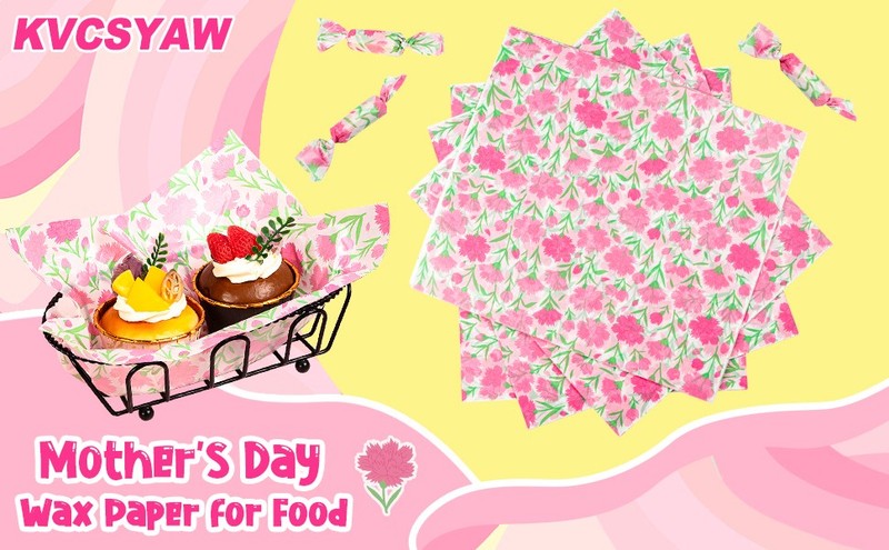 200 Pcs Fiesta Wax Paper for Food, Cinco De Mayo Wax Paper Sheets Deli gallery