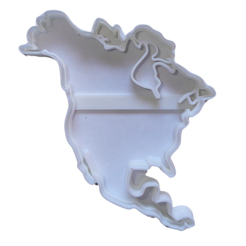 NORTH AMERICA CONTINENT COOKIE CUTTER MADE IN USA PR5371