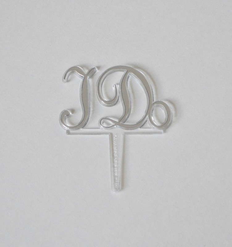 12 I Do Cup Cake Food Picks Topper Engagement Wedding Bridal Party Supply
