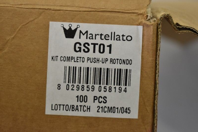 Martellato Completo Push Up Rotondo Containers Plastic w Lids 100 Pack 90mL gallery