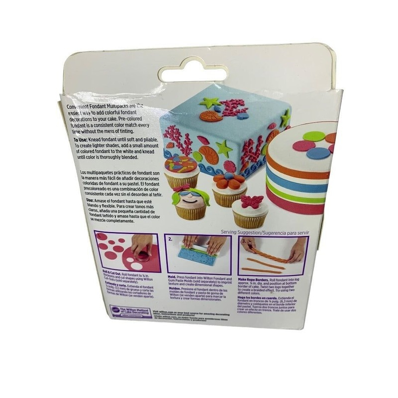 Wilton Decorator Preferred Neon Fondant 4-Pack Fondant Icing Vanilla 17.6oz gallery