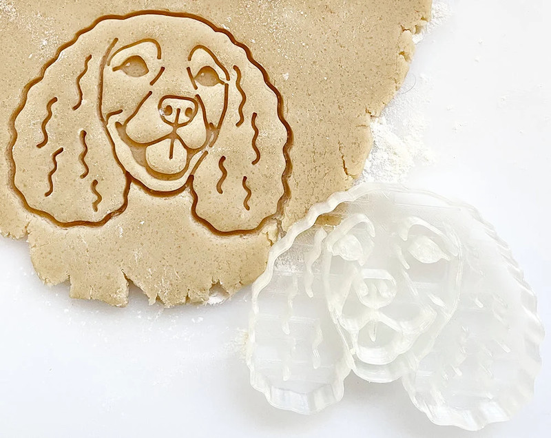 American Water Spaniel Cookie Cutter, Dog Portrait Cookie Cutter