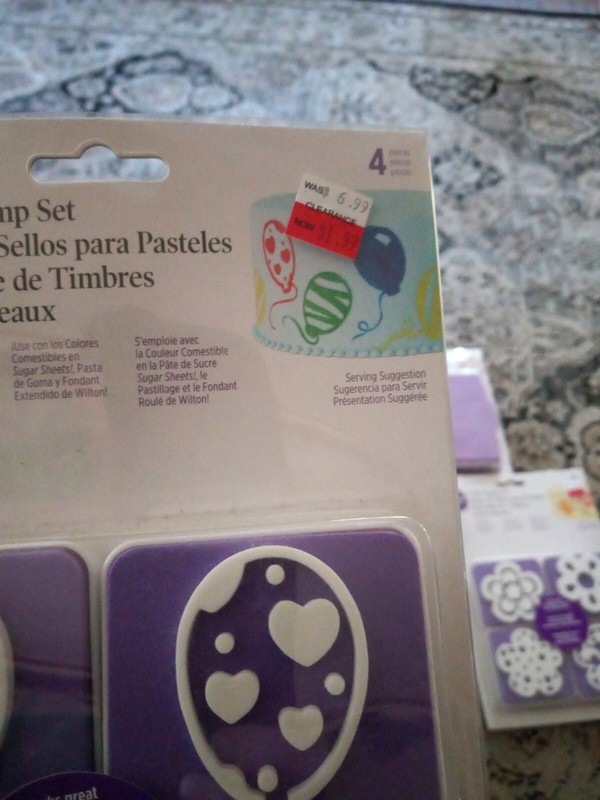 Wilton Cake Stamp Fondant cut press Texture Press Decorating LOT of 10-4 New gallery