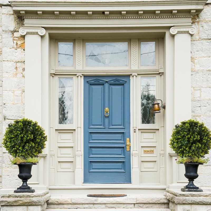 Laformo Pair2 Artificial Boxwood Topiary Ball Bush For Outdoor Ground Spike30 gallery