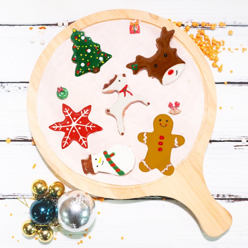 Large Christmas Cookie Cutters Set 6 Pcs Large Holiday Cookie Cutters Shapes Chr gallery