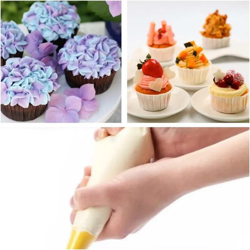 24 Inch Extra Large Piping Bags Disposable, Thickened 100Pcs Disposable Clear... gallery