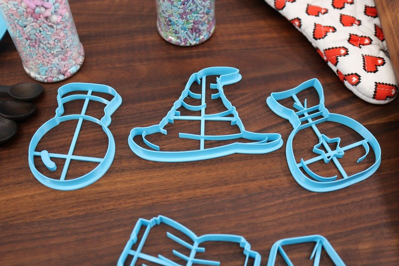 Magical Girl Cookie Cutter- Gem Stone Pouch, Spell Tome, Pondering Orb, Wizard gallery
